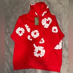 Denim Tears Red Hoodie